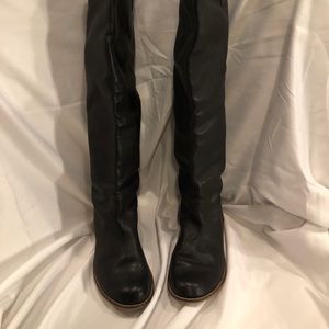 Black Knee High Boots